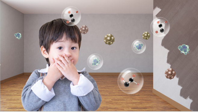 告別甲醛焦慮！百適涂無(wú)機(jī)涂料守護(hù)家人呼吸健康