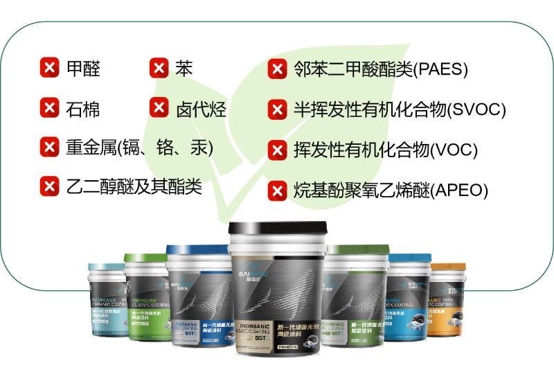 百適涂不含物質(zhì)示意圖