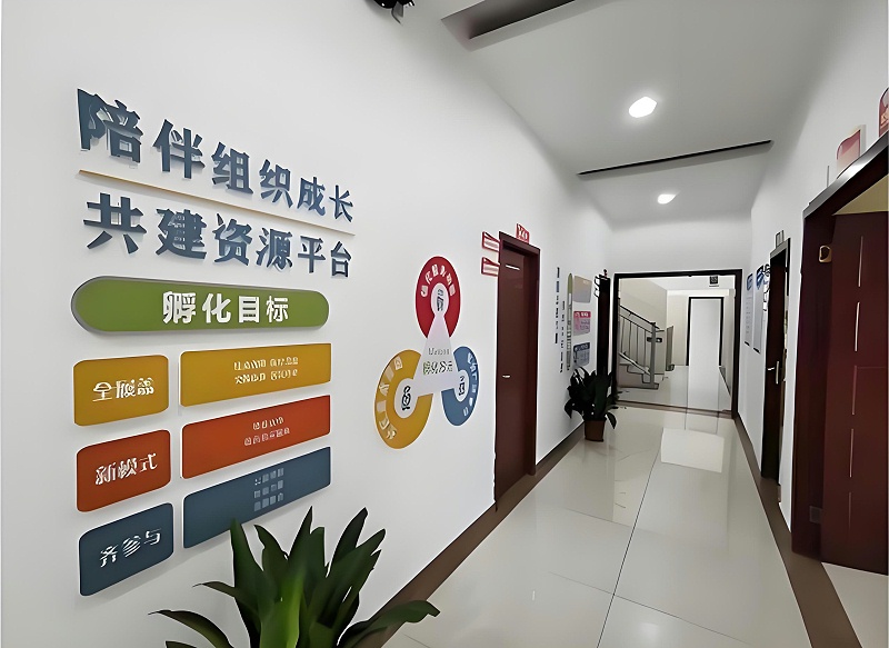 長沙雨花區(qū)社會組織孵化中心涂料施工效果