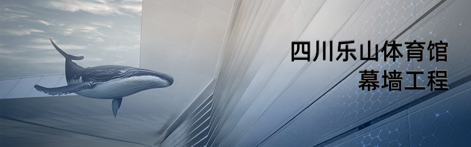 樂山市體育館建筑外觀 - 使用英特寶陶瓷涂料效果