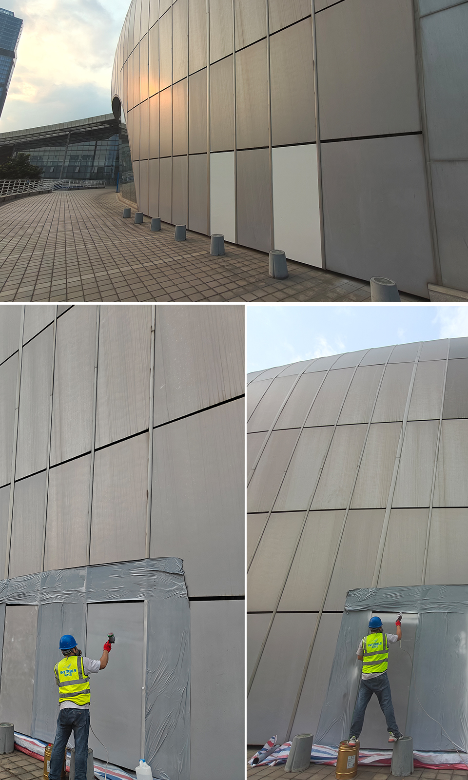 幕墻翻新涂料施工效果展示