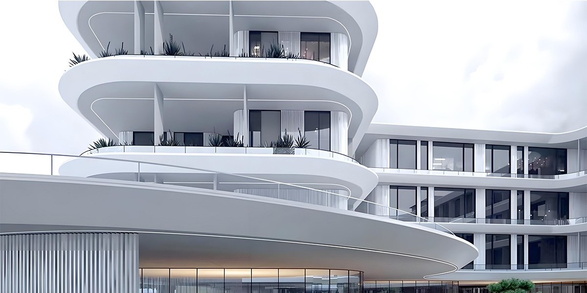 英特寶的西安玫瑰園幕墻陶瓷涂料工程案例